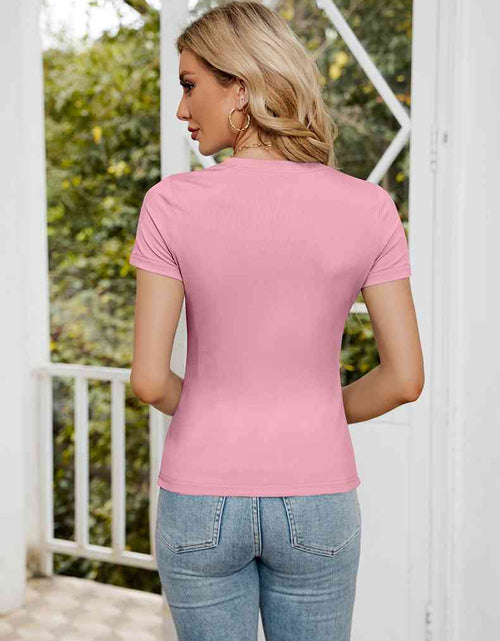 Load image into Gallery viewer, Short Sleeve Round Neck Tee
