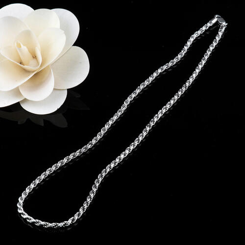 Load image into Gallery viewer, 23.6&quot; Snake Chain 925 Sterling Silver Necklace
