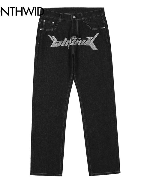 Load image into Gallery viewer, Men&#39;s Casual Loose Black Trousers
