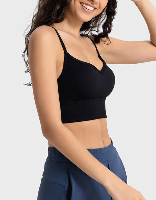 Load image into Gallery viewer, Spaghetti Strap Sport Bra
