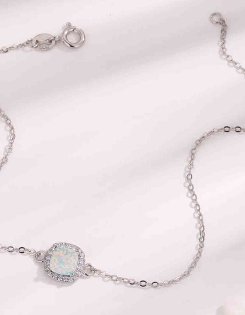 Load image into Gallery viewer, Opal Platinum-Plated Bracelet
