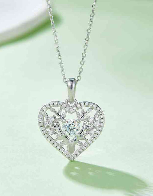 Load image into Gallery viewer, Moissanite 925 Sterling Silver Heart Shape Necklace
