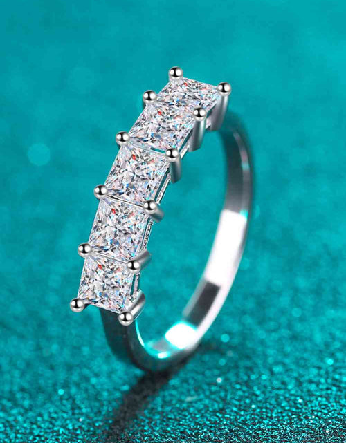 Load image into Gallery viewer, Romantic Surprise 2 Carat Moissanite Rhodium-Plated Ring
