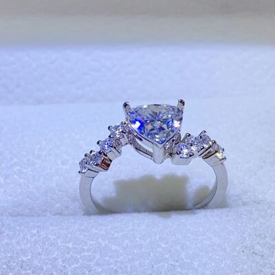 Load image into Gallery viewer, 1 Carat Moissanite 925 Sterling Silver Ring
