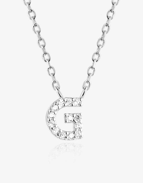 Load image into Gallery viewer, G To K Zircon 925 Sterling Silver Necklace
