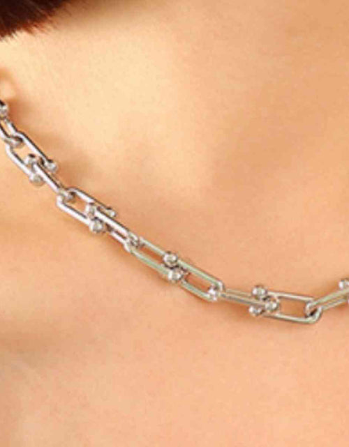 Load image into Gallery viewer, Chunky Chain Titanium Steel Necklace
