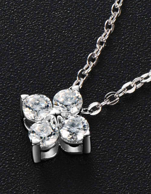 Load image into Gallery viewer, Moissanite Four Leaf Clover Pendant Necklace
