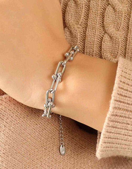 Load image into Gallery viewer, Chunky Chain Titanium Steel Bracelet
