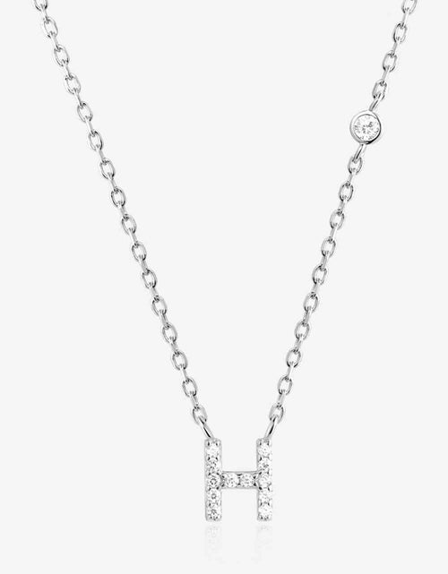 Load image into Gallery viewer, G To K Zircon 925 Sterling Silver Necklace
