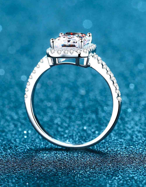 Load image into Gallery viewer, 1 Carat Rectangle Moissanite Ring
