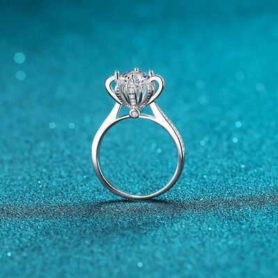 Load image into Gallery viewer, 1 Carat Moissanite 925 Sterling Silver Ring
