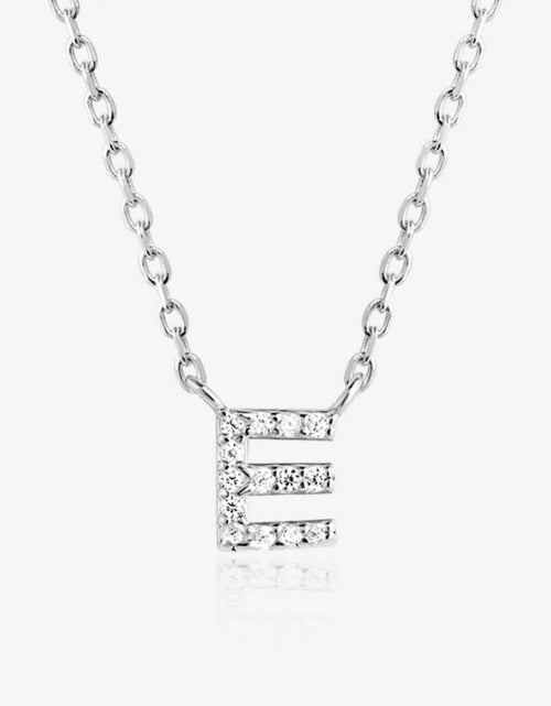 Load image into Gallery viewer, A To F Zircon 925 Sterling Silver Necklace
