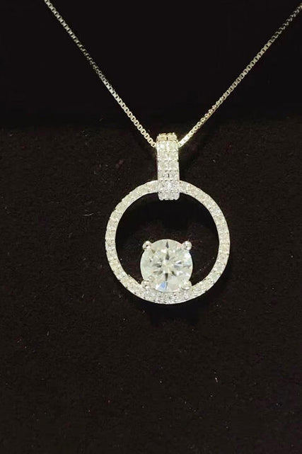 Load image into Gallery viewer, 1 Carat Moissanite 925 Sterling Silver Necklace
