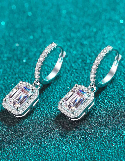 Load image into Gallery viewer, Moissanite 925 Sterling Silver Drop Earrings
