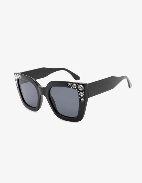 Load image into Gallery viewer, Inlaid Rhinestone Polycarbonate Sunglasses
