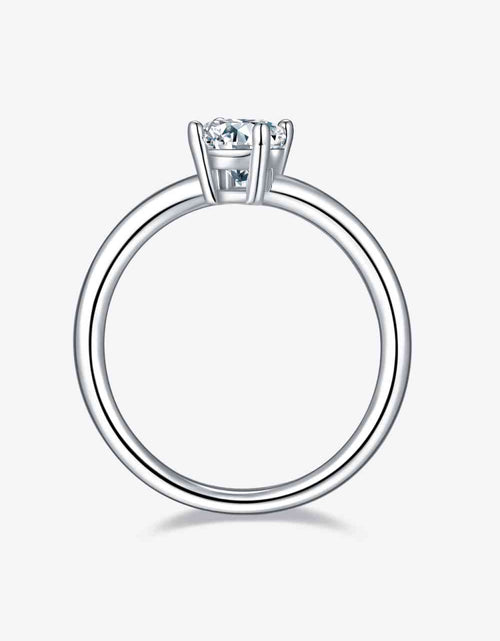 Load image into Gallery viewer, 1 Carat Moissanite 925 Sterling Silver Solitaire Ring
