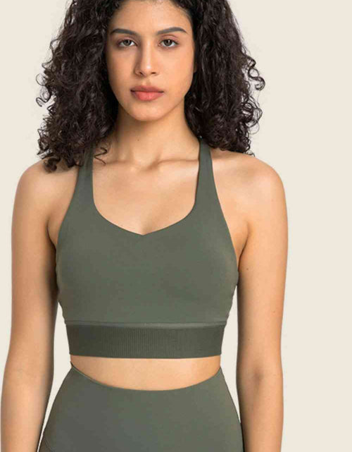 Load image into Gallery viewer, Feel Like Skin Racerback Halter Neck Sports Bra
