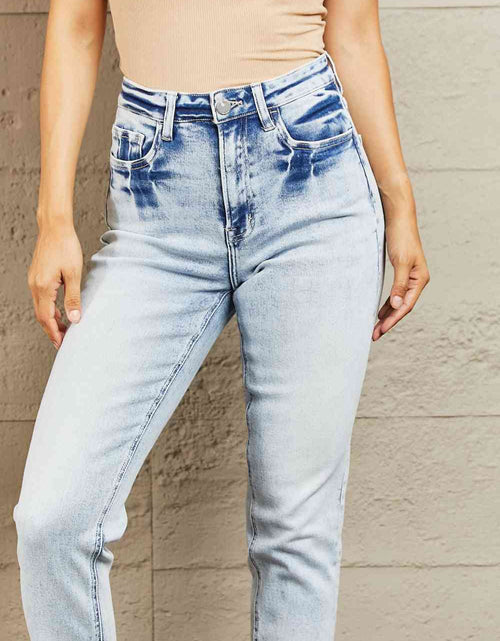 Load image into Gallery viewer, BAYEAS High Waisted Accent Skinny Jeans
