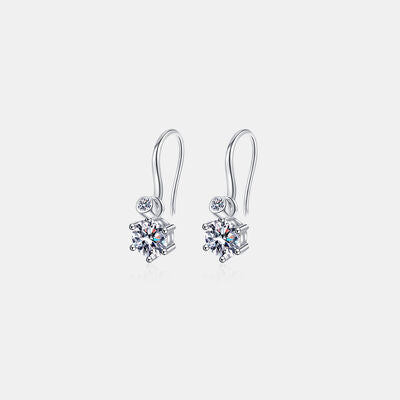 Load image into Gallery viewer, 2 Carat Moissanite 925 Sterling Silver Earrings
