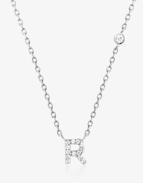 Load image into Gallery viewer, Q To U Zircon 925 Sterling Silver Necklace
