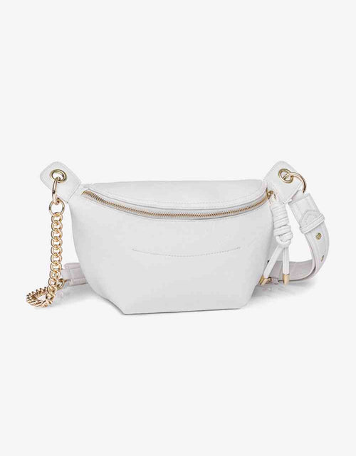 Load image into Gallery viewer, PU Leather Chain Strap Crossbody Bag
