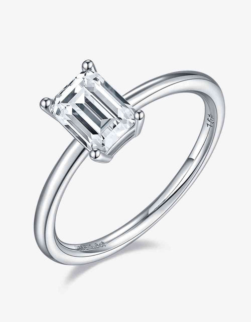 Load image into Gallery viewer, 1 Carat Moissanite 925 Sterling Silver Solitaire Ring
