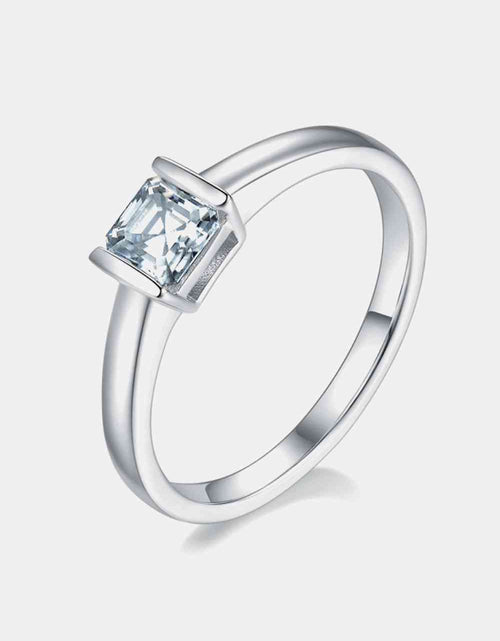 Load image into Gallery viewer, Moissanite 925 Sterling Silver Solitaire Ring
