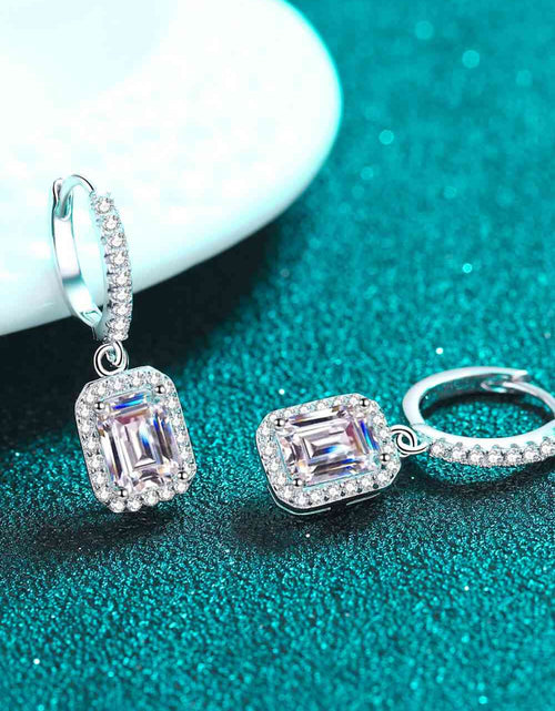 Load image into Gallery viewer, Moissanite 925 Sterling Silver Drop Earrings
