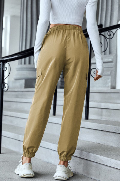 Load image into Gallery viewer, High Waist Joggers with Pockets
