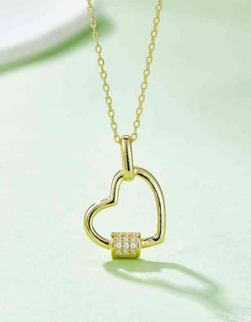 Load image into Gallery viewer, Moissanite 925 Sterling Silver Heart Shape Necklace
