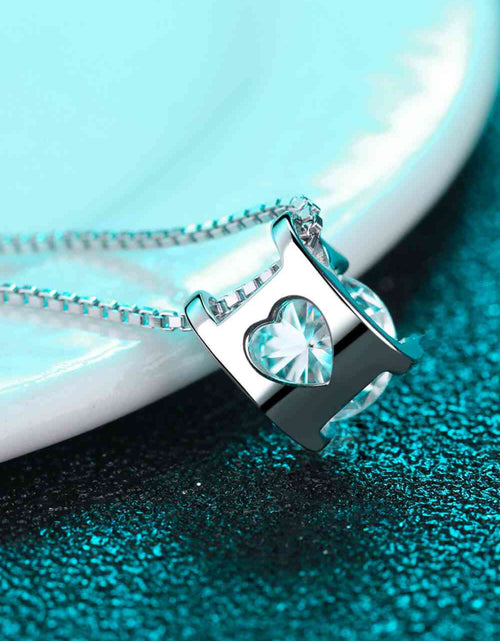 Load image into Gallery viewer, 1 Carat Moissanite 925 Sterling Silver Chain Necklace
