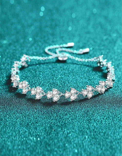 Load image into Gallery viewer, Adjustable Moissanite Bracelet
