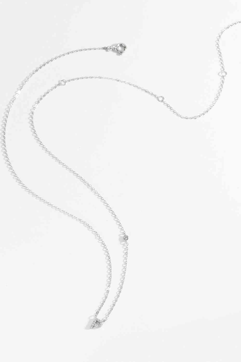 L To P Zircon 925 Sterling Silver Necklace