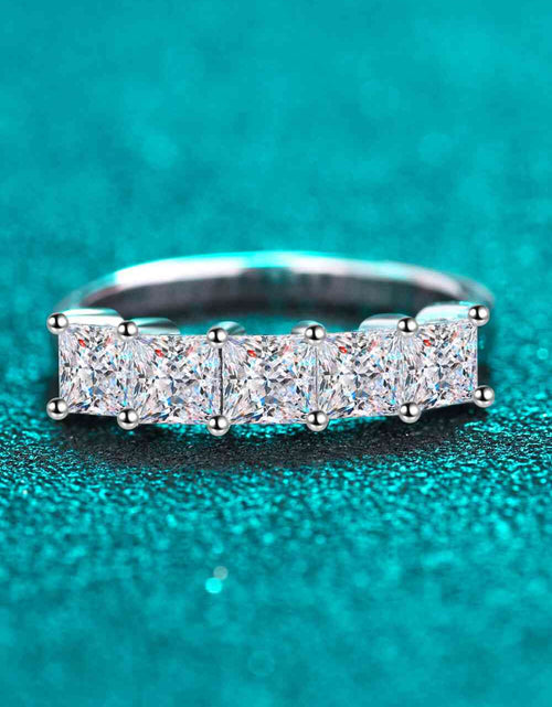 Load image into Gallery viewer, Romantic Surprise 2 Carat Moissanite Rhodium-Plated Ring
