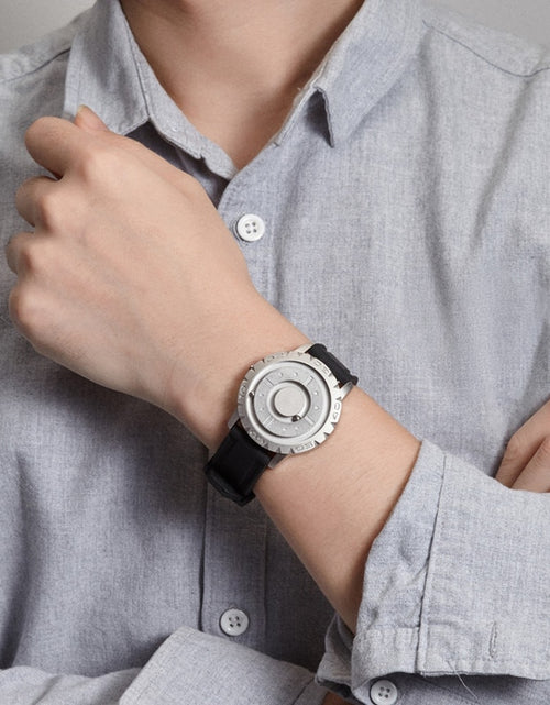 Load image into Gallery viewer, Iron Ball Magnetic Pointer Men&#39;s Watch
