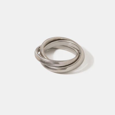 Load image into Gallery viewer, Triple Intertwined Snake Stretch Bracelet
