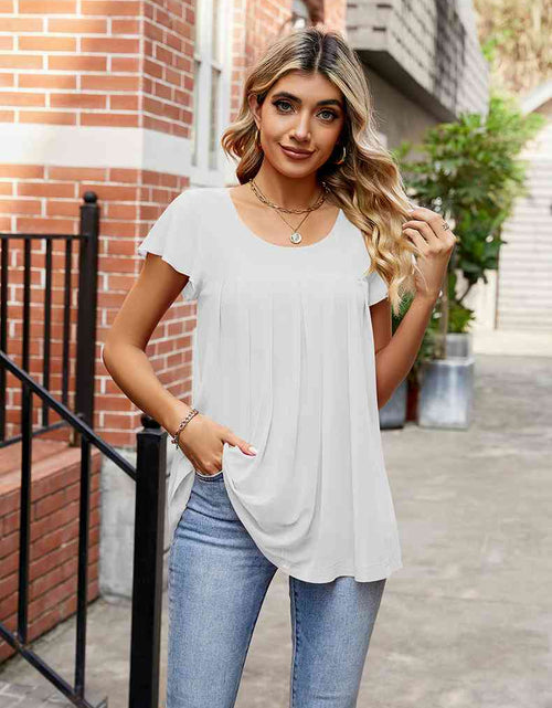 Load image into Gallery viewer, Round Neck Short Sleeve Tee
