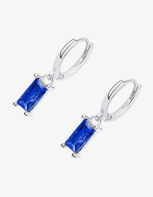 Load image into Gallery viewer, Retro 925 Sterling Silver Cubic Zirconia Drop Earrings
