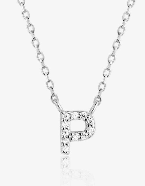 Load image into Gallery viewer, L To P Zircon 925 Sterling Silver Necklace
