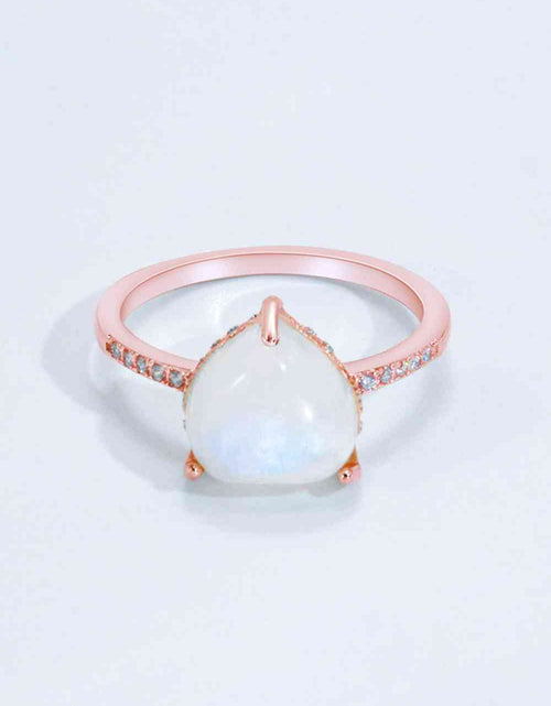 Load image into Gallery viewer, Heart-Shaped Natural Moonstone Ring
