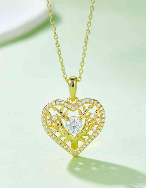 Load image into Gallery viewer, Moissanite 925 Sterling Silver Heart Shape Necklace
