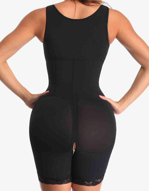 Load image into Gallery viewer, Full Size Zip-Up Lace Detail Shapewear
