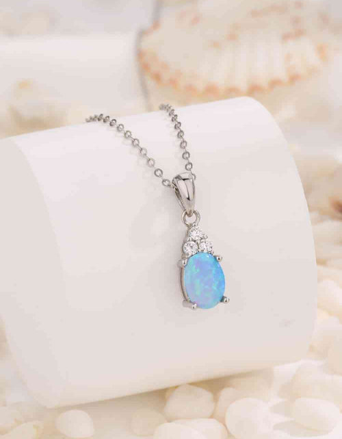 Load image into Gallery viewer, Find Your Center Opal Pendant Necklace
