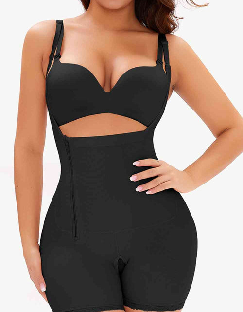 Load image into Gallery viewer, Full Size Side Zipper Under-Bust Shaping Bodysuit
