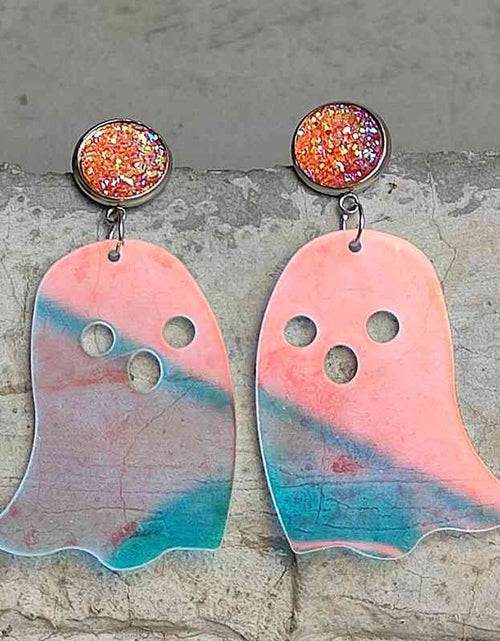 Load image into Gallery viewer, Ghost Shape Acrylic Dangle Earrings
