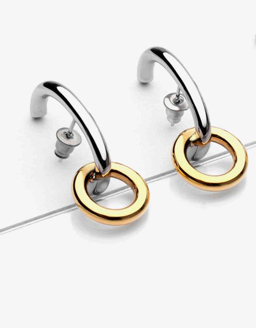 Load image into Gallery viewer, At Your Best 18K Gold-Plated Copper Drop Earrings
