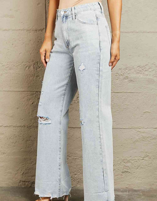 Load image into Gallery viewer, BAYEAS High Waist Flare Jeans
