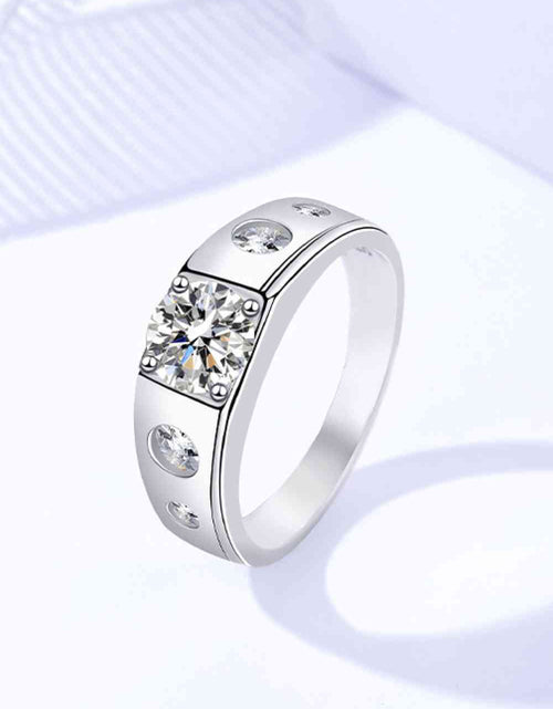 Load image into Gallery viewer, 1 Carat Moissanite 925 Sterling Silver Ring
