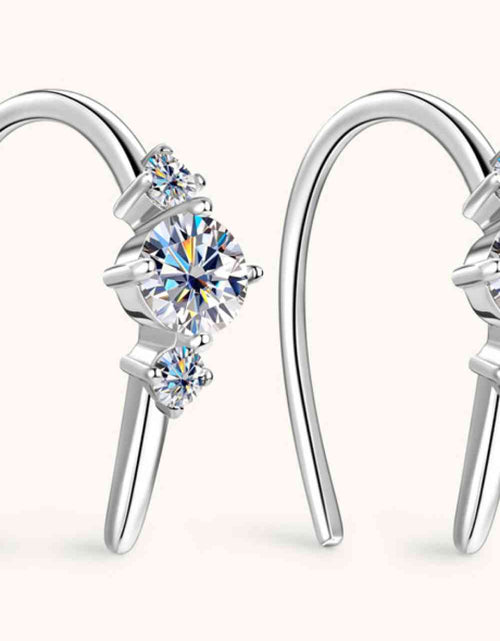 Load image into Gallery viewer, Moissanite 925 Sterling Silver Earrings
