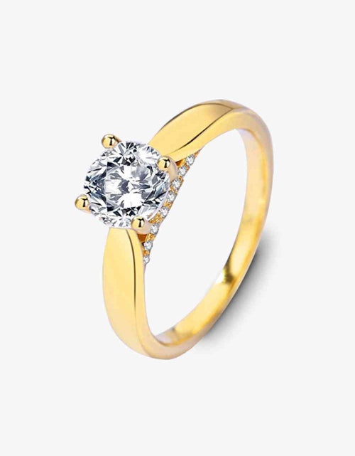 Load image into Gallery viewer, Classic 925 Sterling Silver Moissanite Ring
